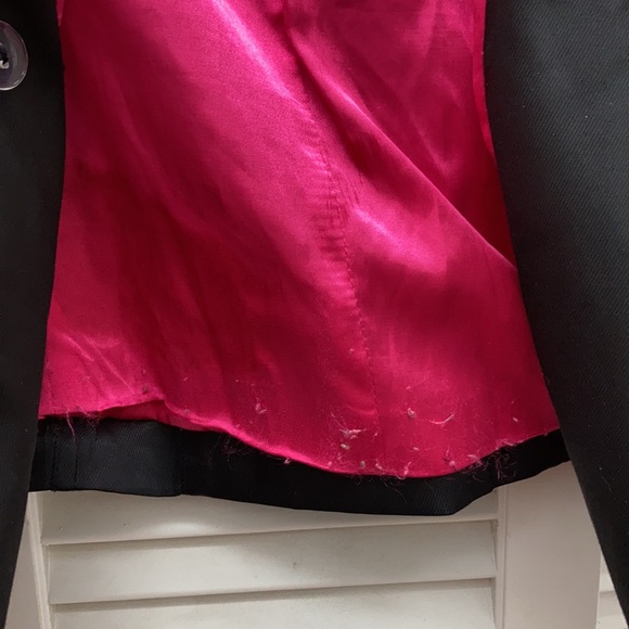 2b Bebe Polyester black button jacket - Picture 7 of 7